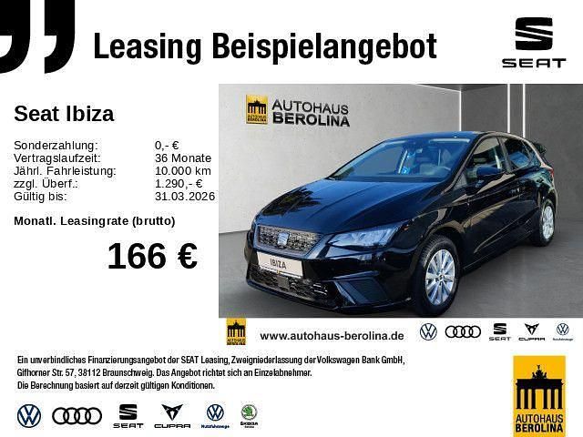 Neu Seat Ibiza 116 PS (85 kW) 2025 Schwarz Limousine