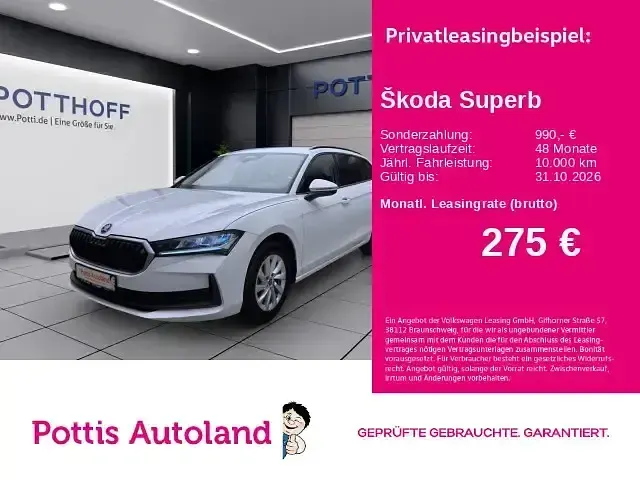 Gebraucht Skoda Superb Essence 150 PS (110 kW) 2025 Kombi