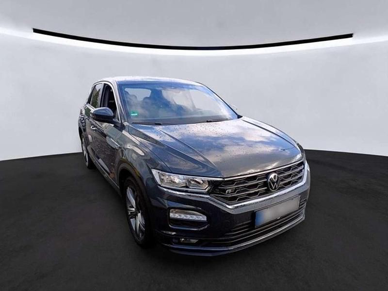 Grau Gebraucht 2021 VW T-Roc R-line SUV | 23.900 € (Guter Preis) - Bild 1/3