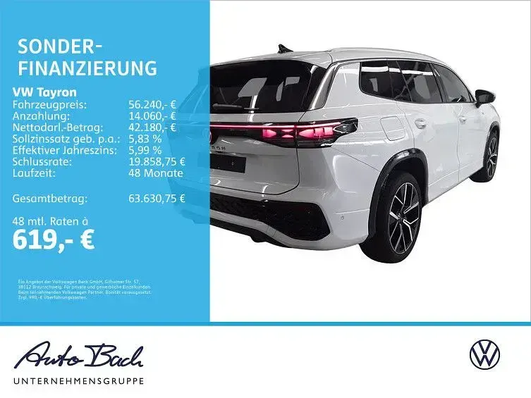 Gebraucht VW Tayron R-line 193 PS (141 kW) 2025 Pure white SUV