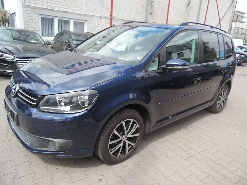 Gebraucht VW Touran Comfortline 140 PS (102 kW) 2011 Blau Van / Kleinbus