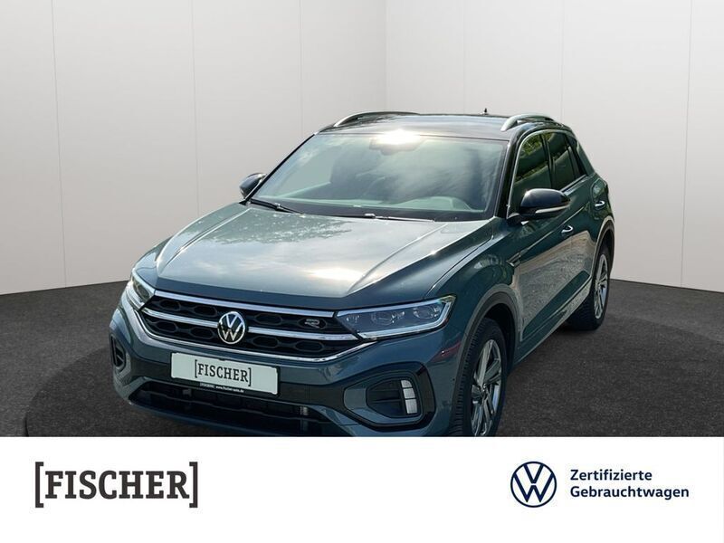 Blau Gebraucht 2024 VW T-Roc R-line SUV | 30.988 € (Fairer Preis) - Bild 1/4