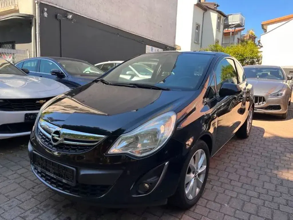Gebraucht Opel Corsa 69 PS (50 kW) 2012 Graphitschwarz/carbon flash/midn (metallic) Kleinwagen