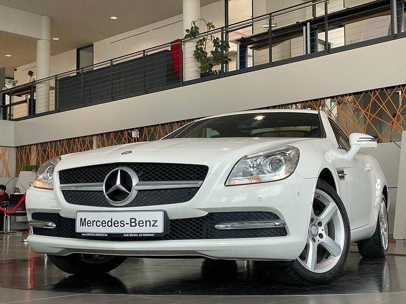 Gebraucht Mercedes SLK200 184 PS (135 kW) 2015 Weiß Cabrio