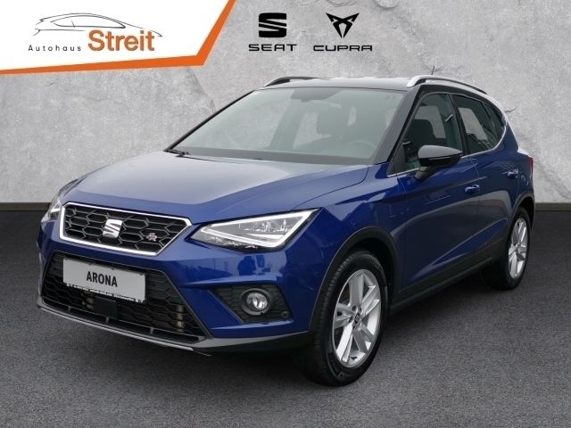 Blau) mystery blau (blau Gebraucht 2021 Seat Arona FR SUV | 20.450 € - Bild 1/4