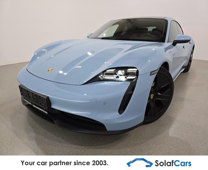 Blau Gebraucht 2022 Porsche Taycan Sport Limousine | 44.500 € - Bild 1/4