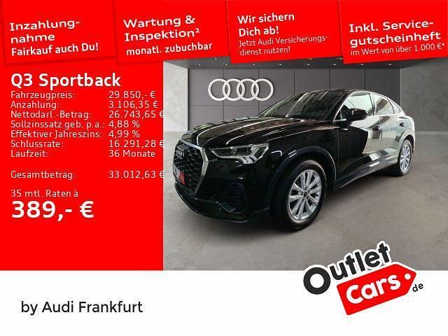 Mythosschwarz metallic Gebraucht 2022 Audi Q3 Sportback Performance SUV | 29.850 € (Guter Preis) - Bild 1/2