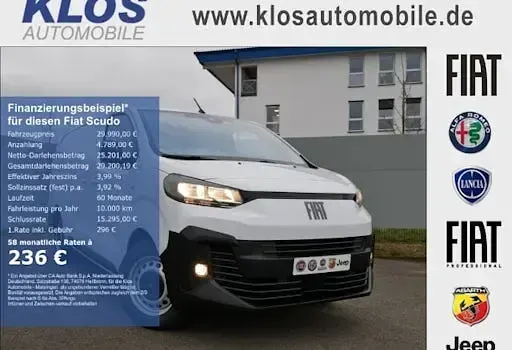 Neu Fiat Scudo Comfort 145 PS (106 kW) 2025 Weiß Van