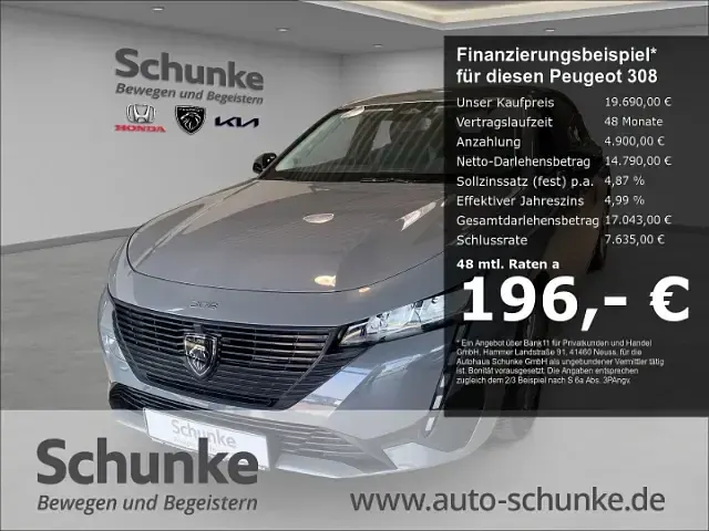 Gebraucht Peugeot 308 Active 131 PS (96 kW) 2024 Limousine
