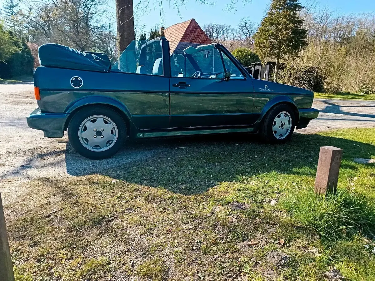 Gebraucht VW Golf Cabriolet 98 PS (72 kW) 1990 Grün Cabrio