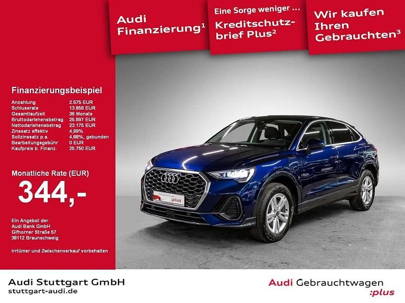 Navarrablau metallic Gebraucht 2022 Audi Q3 Sportback SUV | 25.750 € (Superpreis) - Bild 1/2