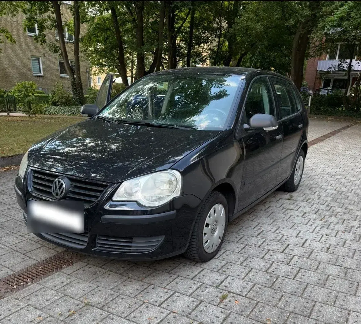 Gebraucht VW Polo United 60 PS (44 kW) 2008 Schwarz Kleinwagen