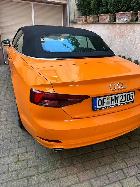 Gebraucht Audi A5 Cabriolet 190 PS (139 kW) 2018 Orange Cabrio