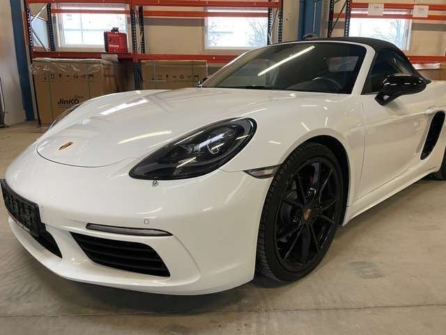 Pure white Gebraucht 2016 Porsche Boxster Basis Cabrio | 44.850 € - Bild 1/4