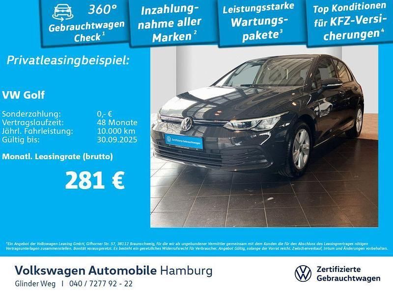 Uranograu Gebraucht 2022 VW Golf VIII Life Limousine | 23.390 € (Fairer Preis) - Bild 1/2