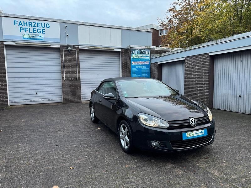 Schwarz Gebraucht 2015 VW Golf Cabriolet Cabrio | 5.999 € (Fairer Preis) - Bild 1/4