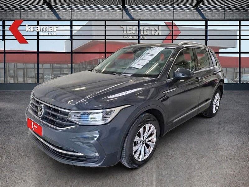 Grau Gebraucht 2021 VW Tiguan Life SUV | 18.990 € - Bild 1/4