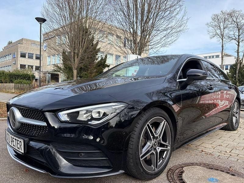 Schwarz Gebraucht 2021 Mercedes CLA220 Shooting Brake AMG line Kombi | 23.700 € (Superpreis) - Bild 1/4