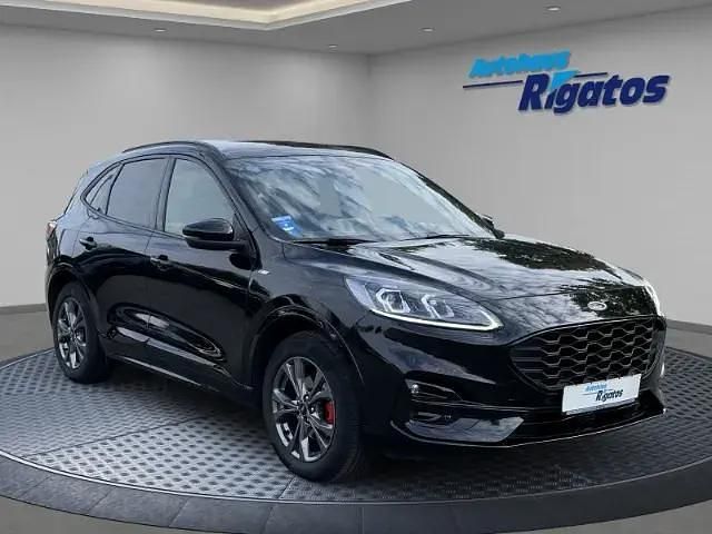 Obsidianschwarz metallic Gebraucht 2021 Ford Kuga ST-Line X SUV | 21.980 € (Fairer Preis) - Bild 1/4