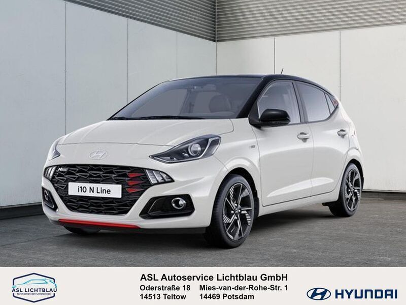 Lumen grey/ phantom black Neu 2024 Hyundai i10 N Line Kleinwagen | 19.700 € (Fairer Preis) - Bild 1/4
