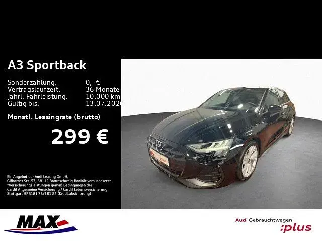 Gebraucht Audi A3 S-Line 150 PS (110 kW) 2025 Mythosschwarz metallic Limousine