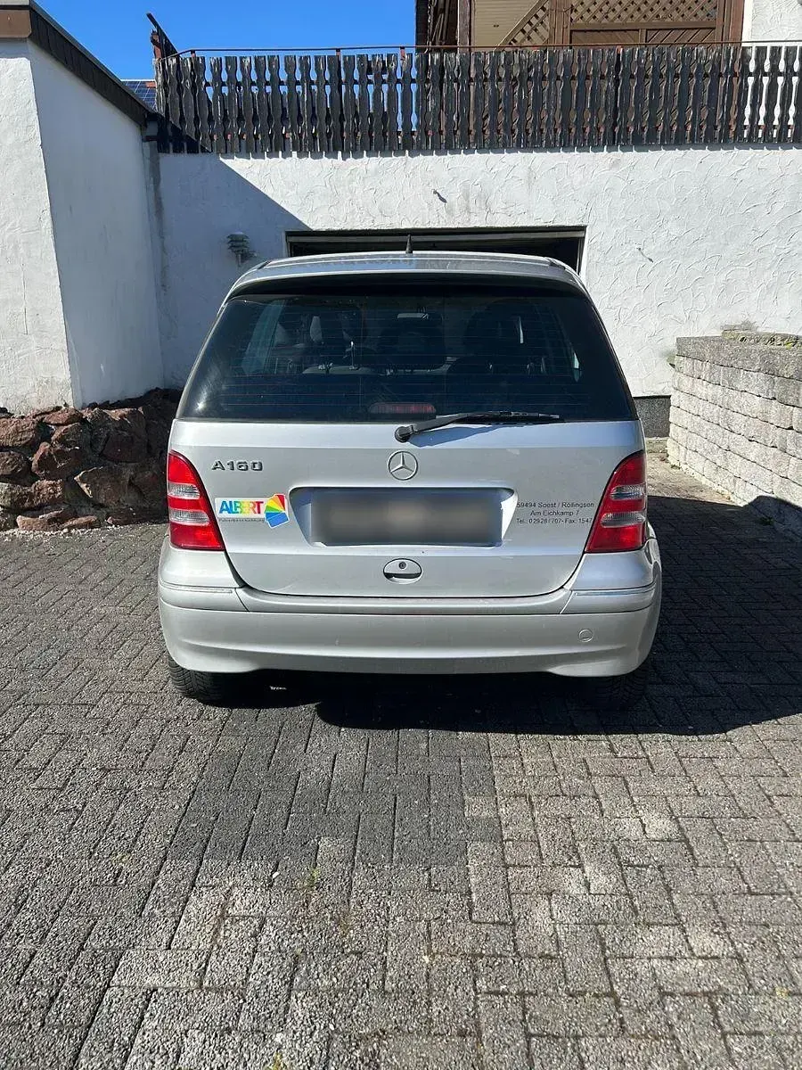 Gebraucht Mercedes A160 Elegance 102 PS (75 kW) 2004 Silber Kleinwagen