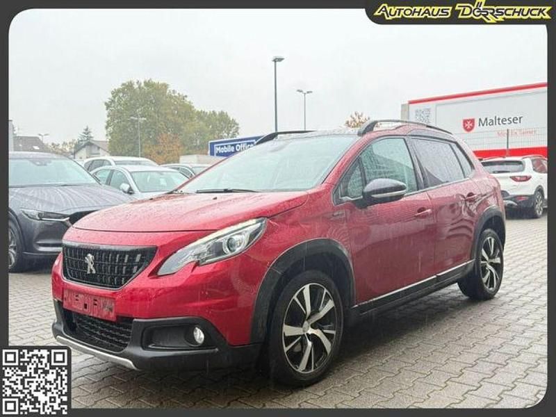 Rot Gebraucht 2018 Peugeot 2008 GT-line SUV | 14.290 € (Fairer Preis) - Bild 1/2
