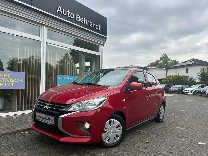 Rot Gebraucht 2021 Mitsubishi Space Star Spirit Limousine | 9.450 € (Guter Preis) - Bild 1/4