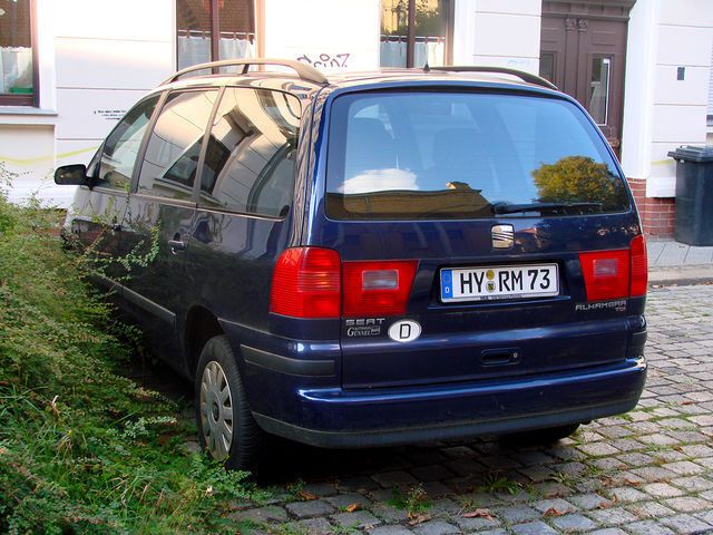 Gebraucht Seat Alhambra 158 PS (116 kW) 2000 Blau metallic Van / Kleinbus