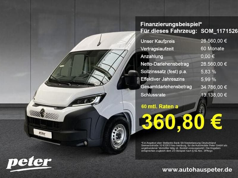 Eis weiß Gebraucht 2024 Citroën Jumper Van / Kleinbus | 28.560 € (Guter Preis) - Bild 1/4