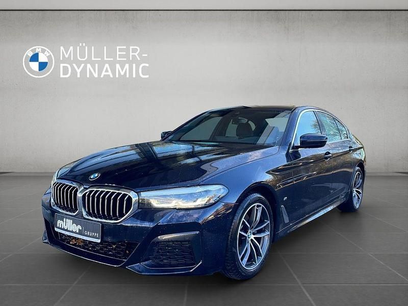 Schwarz Gebraucht 2022 BMW 520 Efficient Dynamics Limousine | 33.911 € (Teuer) - Bild 1/4