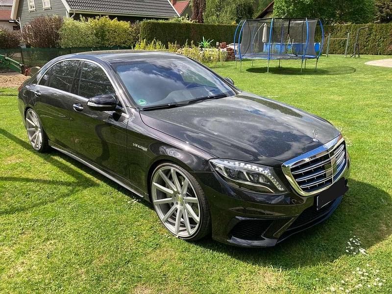Schwarz Gebraucht 2014 Mercedes S500L AMG Limousine | 58.800 € - Bild 1/4