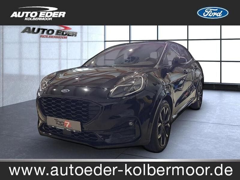 Obsidianschwarz (metallic) Gebraucht 2021 Ford Puma ST-Line X SUV | 18.880 € (Fairer Preis) - Bild 1/4