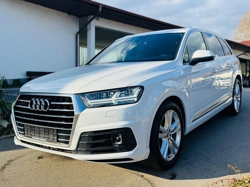 Gebraucht Audi Q7 S-Line 286 PS (210 kW) 2019 Gletscherweiß perl SUV