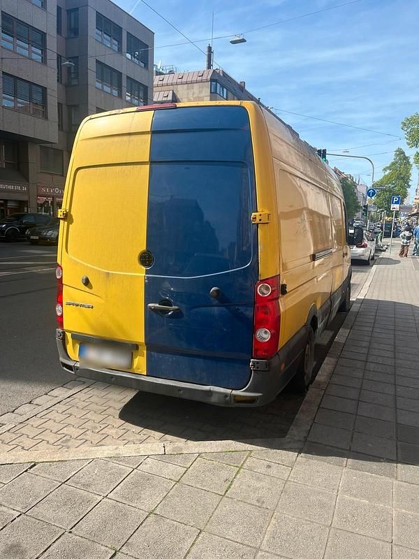 Second-hand VW Crafter 110 CP (80 kW) 2008 Galben Van