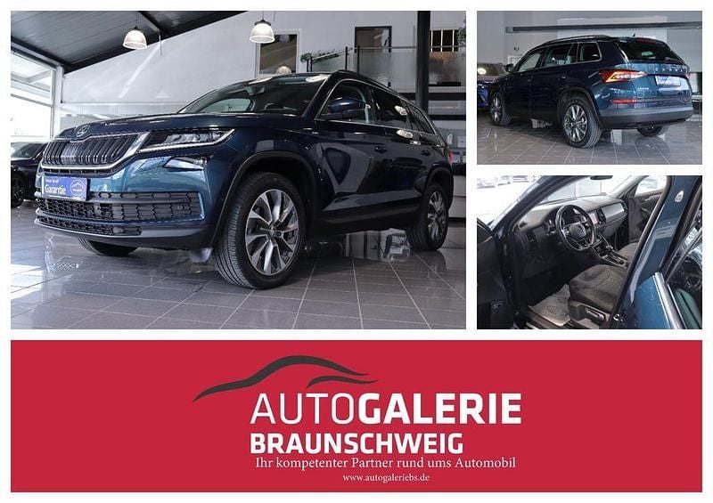 Blau Gebraucht 2021 Skoda Kodiaq Clever SUV | 27.950 € (Superpreis) - Bild 1/4