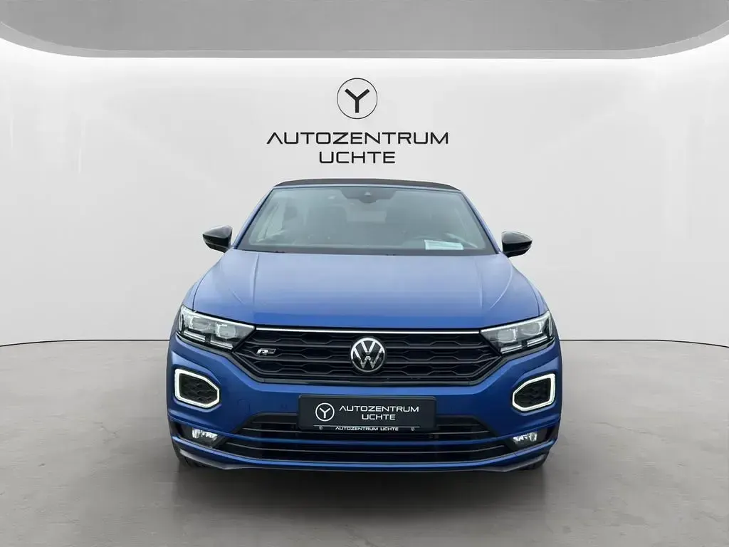 Gebraucht VW T-Roc Cabriolet R-line Edition 150 PS (110 kW) 2021 Blau Cabrio