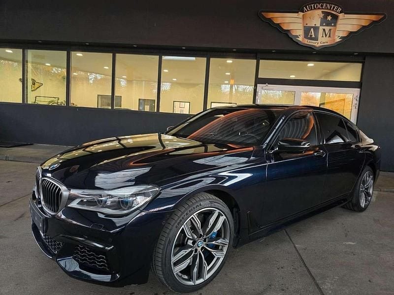 Carbonschwarz metallic Gebraucht 2017 BMW 760L M Sport Limousine | 44.950 € (Superpreis) - Bild 1/4