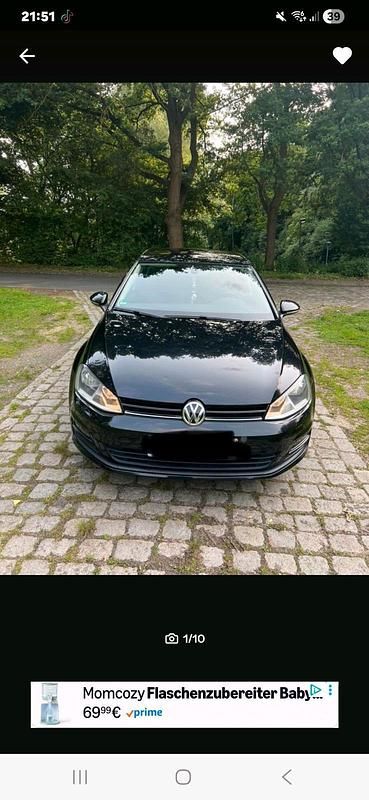 Gebraucht VW Golf VII 86 PS (63 kW) 2013 Schwarz Limousine