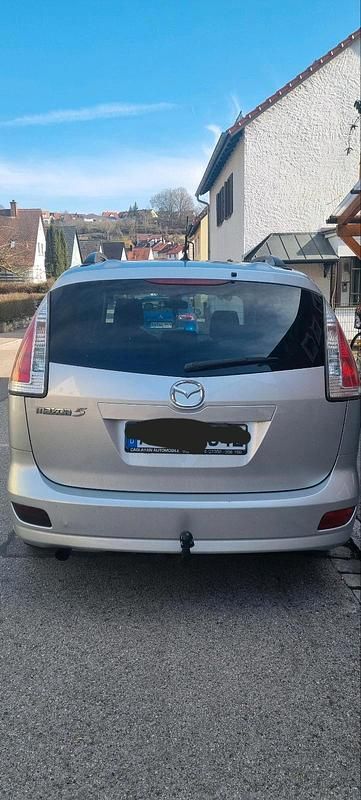 Gebraucht Mazda 5 116 PS (85 kW) 2009 Silber Van / Kleinbus