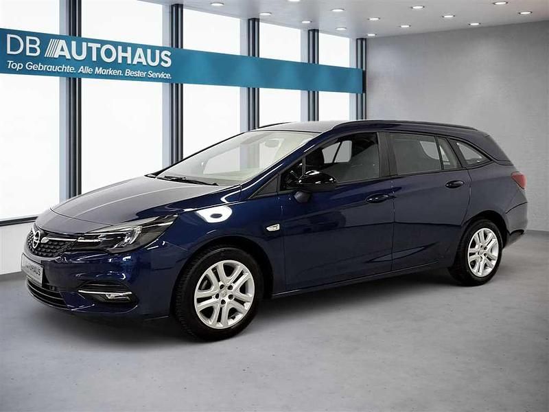 Blau Gebraucht 2022 Opel Astra Edition Kombi | 14.760 € (Superpreis) - Bild 1/4