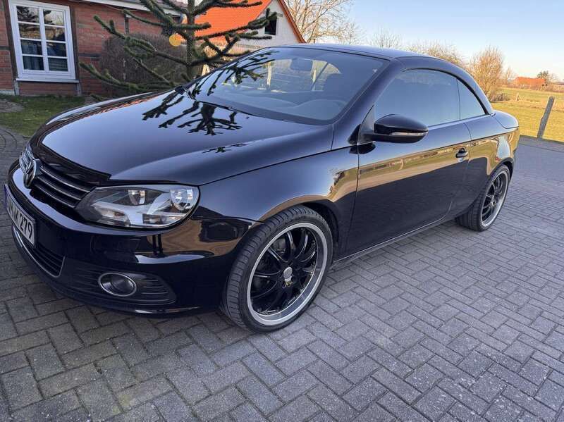 Schwarz Gebraucht 2011 VW Eos Basis Cabrio | 6.990 € (Fairer Preis) - Bild 1/4