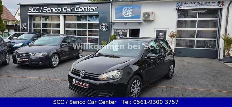 Schwarz Gebraucht 2010 VW Golf VI Trendline Limousine | 5.450 € (Guter Preis) - Bild 1/4