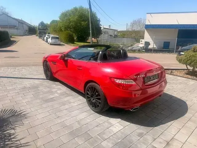 Gebraucht Mercedes SLK250 AMG 204 PS (150 kW) 2012 Rot Cabrio