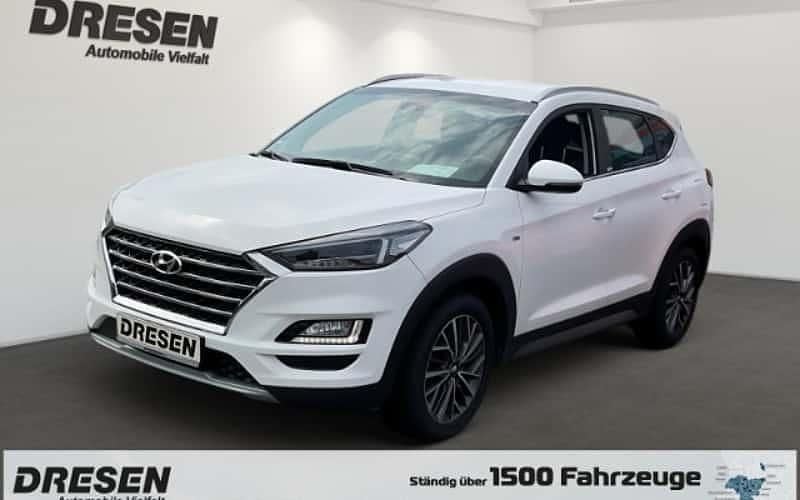 Weiss Gebraucht 2020 Hyundai Tucson Style SUV | 23.250 € (Fairer Preis) - Bild 1/4