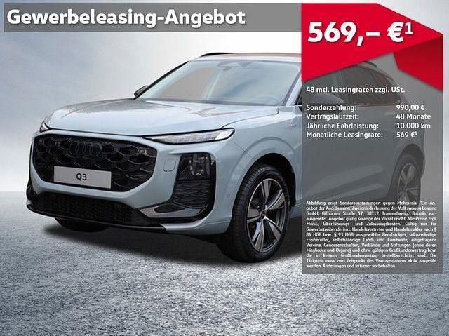 Neu Audi Q3 S-Line 150 PS (110 kW) 2026 Pfeilgrau perleffekt SUV
