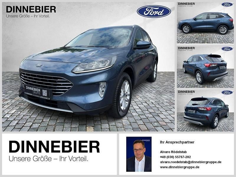 Chroma blau metallic Gebraucht 2021 Ford Kuga Titanium SUV | 20.698 € (Superpreis) - Bild 1/2