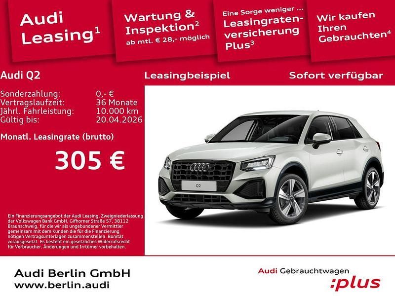 Gebraucht Audi Q2 Advanced Plus 150 PS (110 kW) 2025 Tausilber metallic SUV