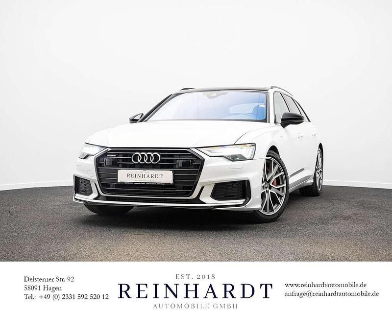 Gletscherweiß metallic Gebraucht 2021 Audi A6 S-Line Kombi | 33.385 € (Guter Preis) - Bild 1/3