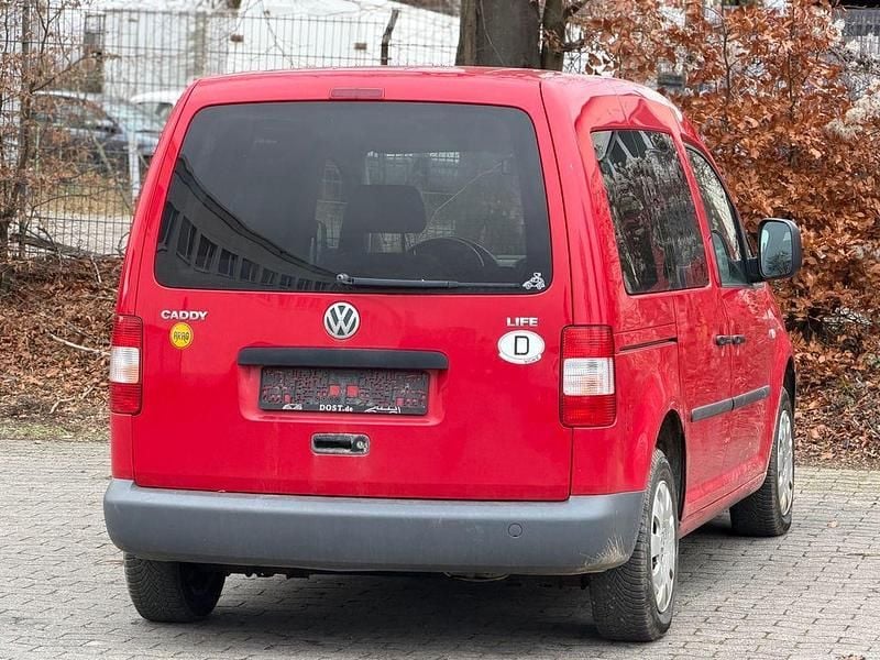 Gebraucht VW Caddy Life 75 PS (55 kW) 2006 Rot Van / Kleinbus